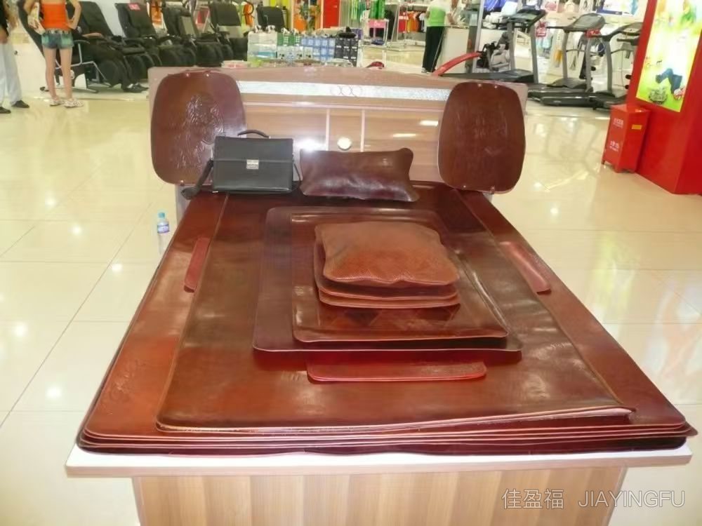 Showroom with cowhide rug